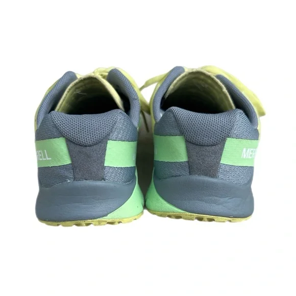 Merrell Barefoot J52440 Size 7.5 Bright Yellow Lime Green and Grey Sneak… - Picture 6 of 13
